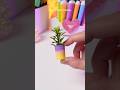 Creative and Cute Mini Art Idea with Acrylic Markers #shorts