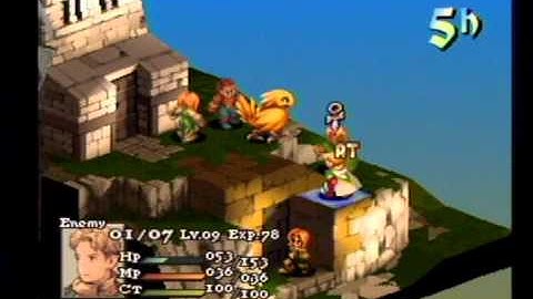 FFT Solo Ramza Challenge - Part 8 Windmill Shed (Final Fantasy Tactics)