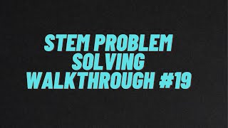 STEM Problem Solving walkthrough #19: Arithmetic Sequences