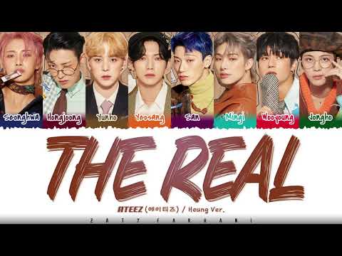 ATEEZ The Real 멋 Heung Ver Lyrics Color Coded Han Rom Eng