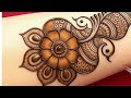 Very Beautiful stylish front hand mehndi design | Easy mehndi design | Mehndi ka design | Mehndi  