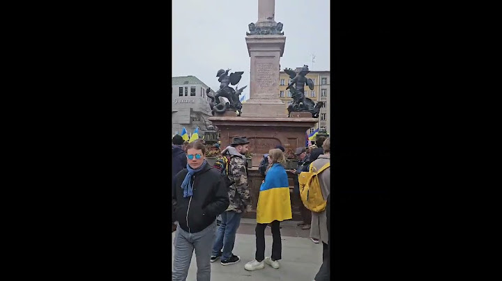 24.02.2024 - Демонстрация в Мюнхене. Два года полномаштабной войны.