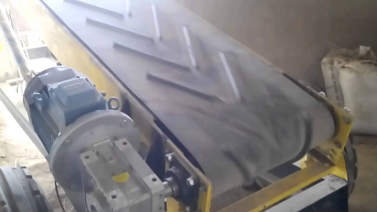 Truck loading conveyor Cement Bags Bangur Cemet YouTube