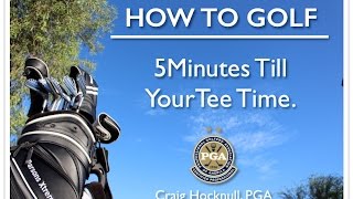 Scramble Golf Coach Running Late To Tee Time