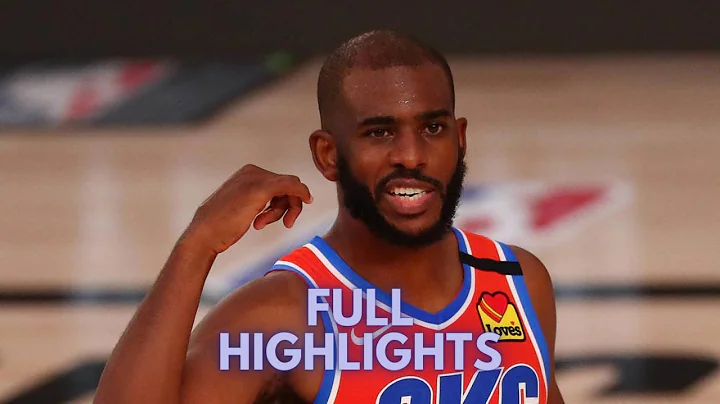 Chris Paul 26 PTS, 6 REB, 5 AST Full Game 3 Highlights | Rockets vs Thunder | 2020 NBA Playoffs