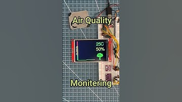 Esp32 air quality #diy #ideas #arduino #esp32 #viralvideo #innovation #lcd #satisfying #learning