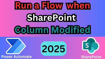 Run a Flow when SharePoint Column Modified
