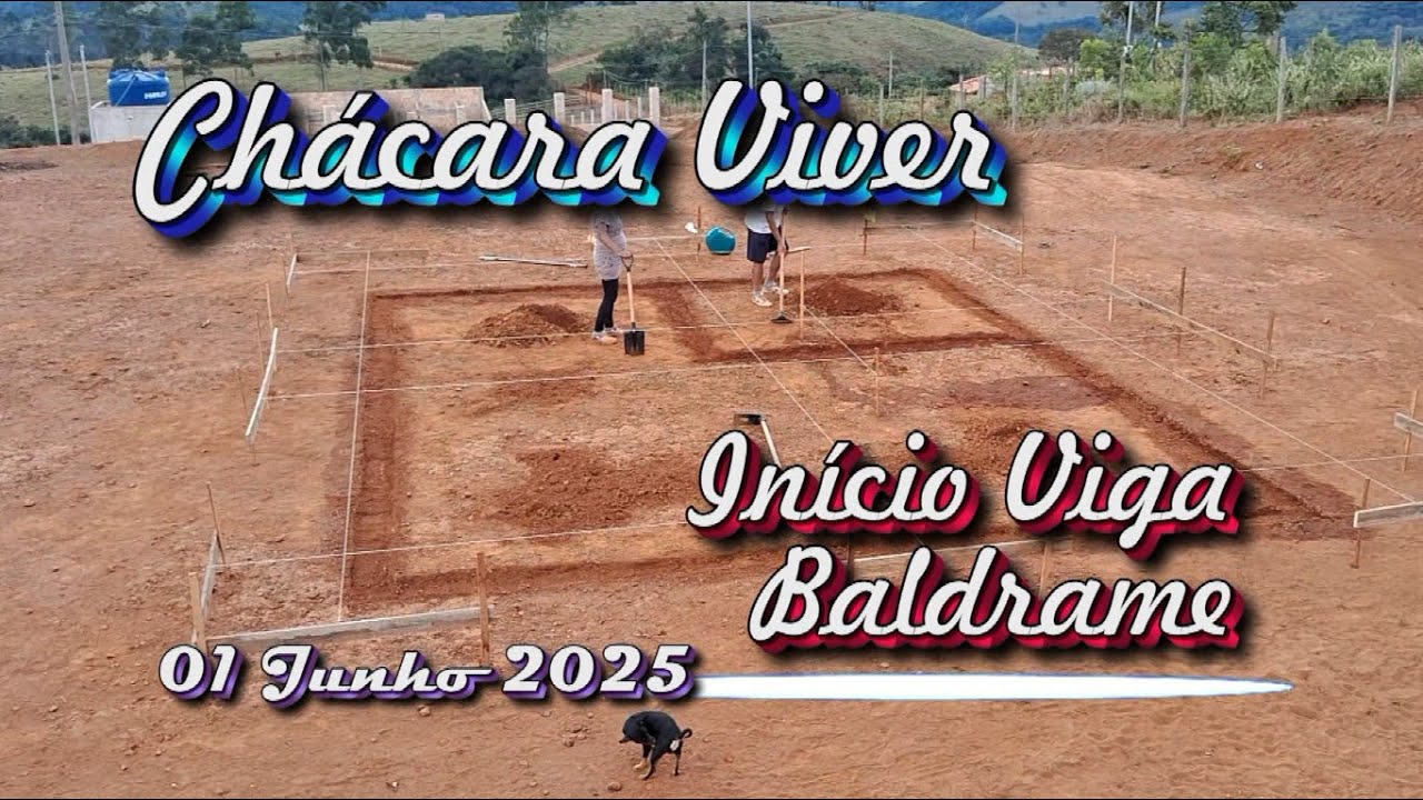 Chácara Viver 01 Junho 2025 Início Baldrame 001