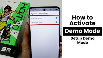 How to Activate Demo Mode In Infinix Hot 40 Pro | Setup Demo Mode
