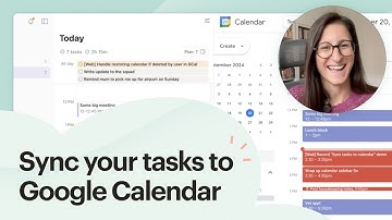 Sync scheduled tasks to Google Calendar and back 📅