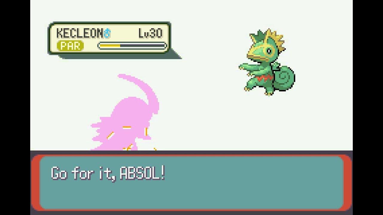 Pokémon Emerald Version Catching Kecleon YouTube