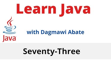 73) Learn Java with Dagmawi-Abate; Single Inheritance; Amharic