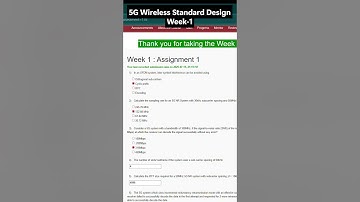 NPTEL 5G Wireless Standard Design Week 1 Assignment Answers | July–Dec 2025 | NOC25-EE172 IIT Kanpur