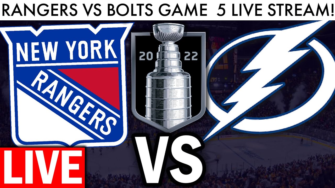 RANGERS VS LIGHTNING GAME 5 LIVE! (NHL Playoffs Game Stream Free Play-By-Play/NYR Trade Rumors)