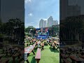 pasang meja kursi taman #sewakursifutura #event #bintangjaya #mejakursitaman