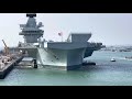 HMS Prince of Wales | Warship Cruise-by | Portsmouth Naval Dockyard | UK