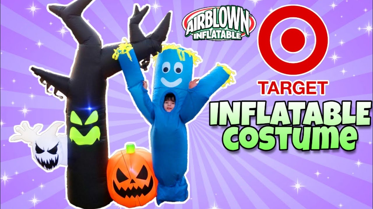 INFLATABLE Tube Man Halloween Costume & Target 2019 Halloween Display