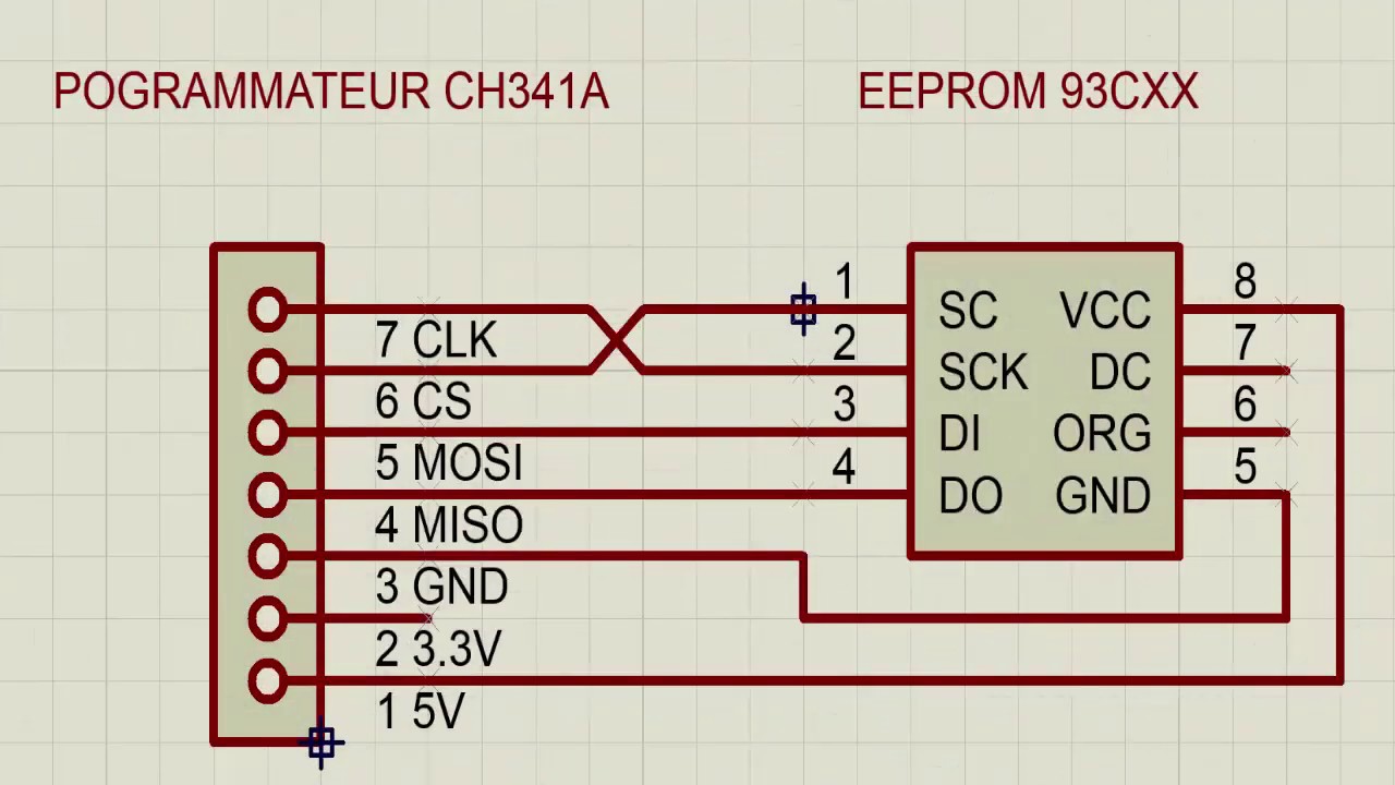 Eeprom схема подключения