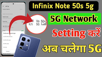 Infinix Note 50s 5G network problem /Infinix Note 50s 5G network setting kaise kare /5g network