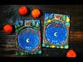 Polymer clay coasters - &quot;Night in the woods&quot; - Timelapse tutorial