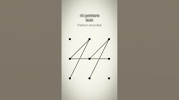 44 pattern lock 🔐#patterns