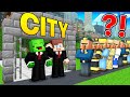 JJ and Mikey Opened CITY in Minecraft - Maizen