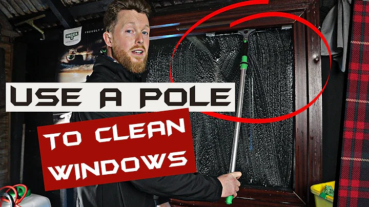 Easy Way To CLEAN WINDOWS WITH A POLE - Extension Pole Tips & Tricks For Beginners