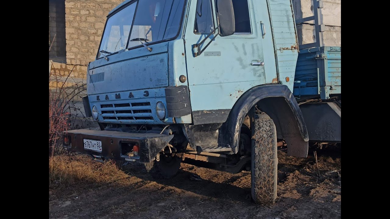 Камаз с сеном