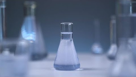 Flasks With Blue Liquid In Clinica | Stock Footage - Videohive