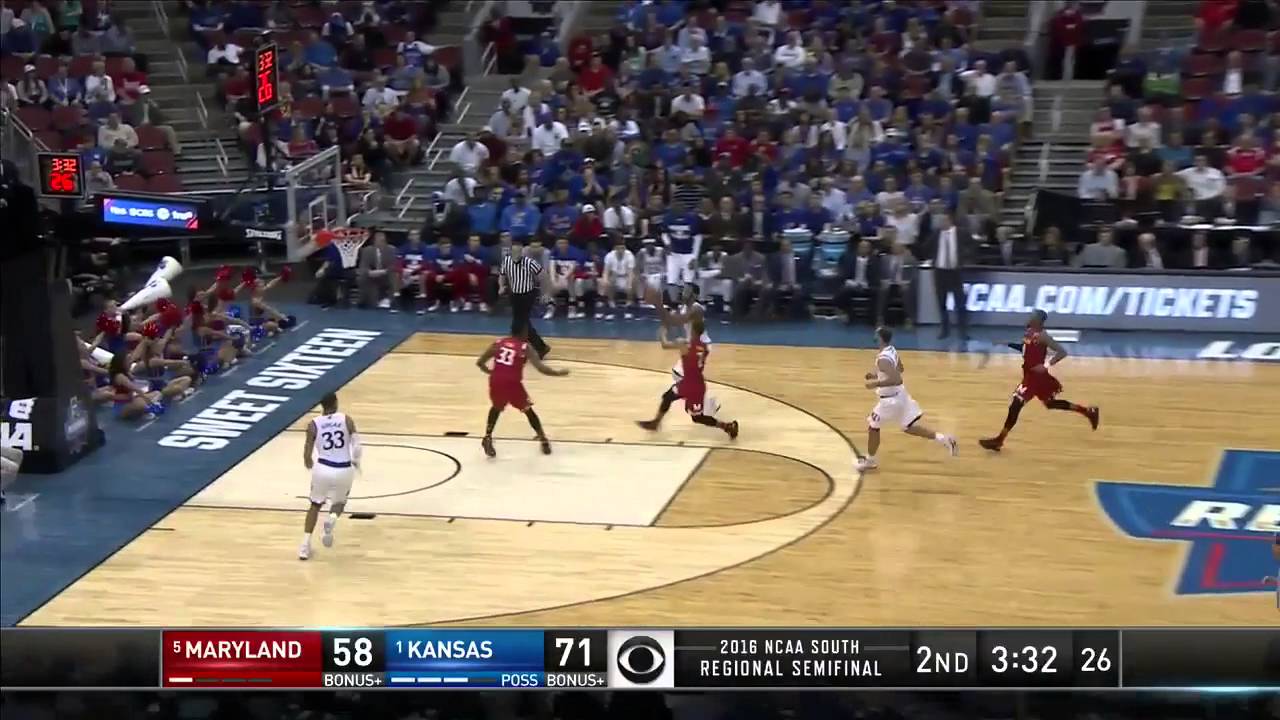 Maryland vs. Kansas: Landen Lucas alley-oop