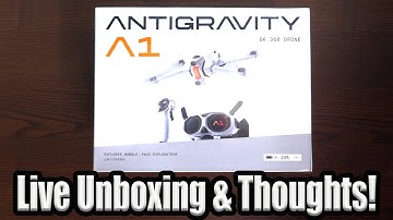 Antigravity A1 360 FPV Drone Live Unboxing & First Thoughts!