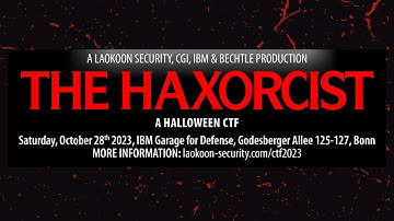 The Haxorcist 2023 – Halloween CTF Trailer