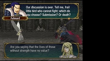 Reyson vs Ashnard + Reyson Death Quote Fire Emblem Path of Radiance