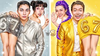 Download Lagu Kpop Demon Hunters IRL in 67 Number Show: Gold vs Silver Rumi X Jinu couple Huntrix vs Saja Boys MP3