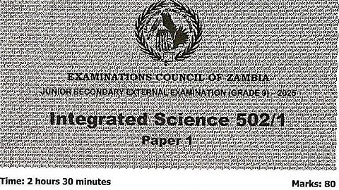 2025 Grade 9 Int Science external