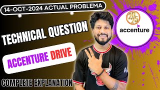 Accenture Coding Round 2025 batch || 14- October 2024 || Actual Problems || Source Code