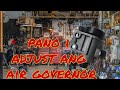 pano i adjust ang air governor