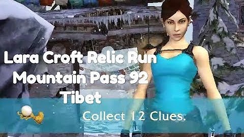 Lara Croft Relic Run 92 Mountain Pass offline Android games replay