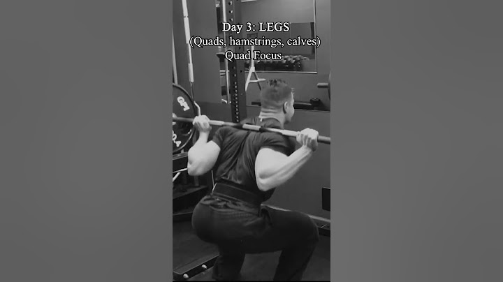 Try This 5 Day Workout Split!