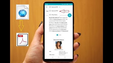 How to Convert Webpage to PDF in Android Phone without using any app