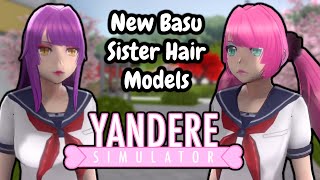 11-22-2021 New Basu Sister Hair Models Update | Yandere Simulator Demo
