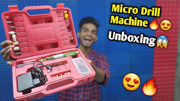 Micro Drill Machine Unboxing🔥😍 | New Gadget unboxing | AK technical amrit