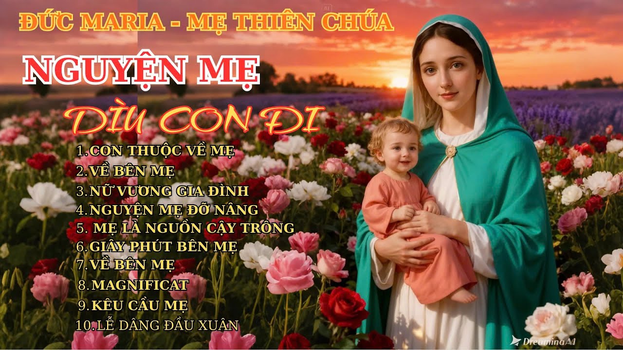 Album Thánh Ca Tôn Vinh Mẹ | Nguyện Mẹ Dìu Con Đi | Những Bài Thánh Ca Cầu Nguyện Với Mẹ Hay Nhất
