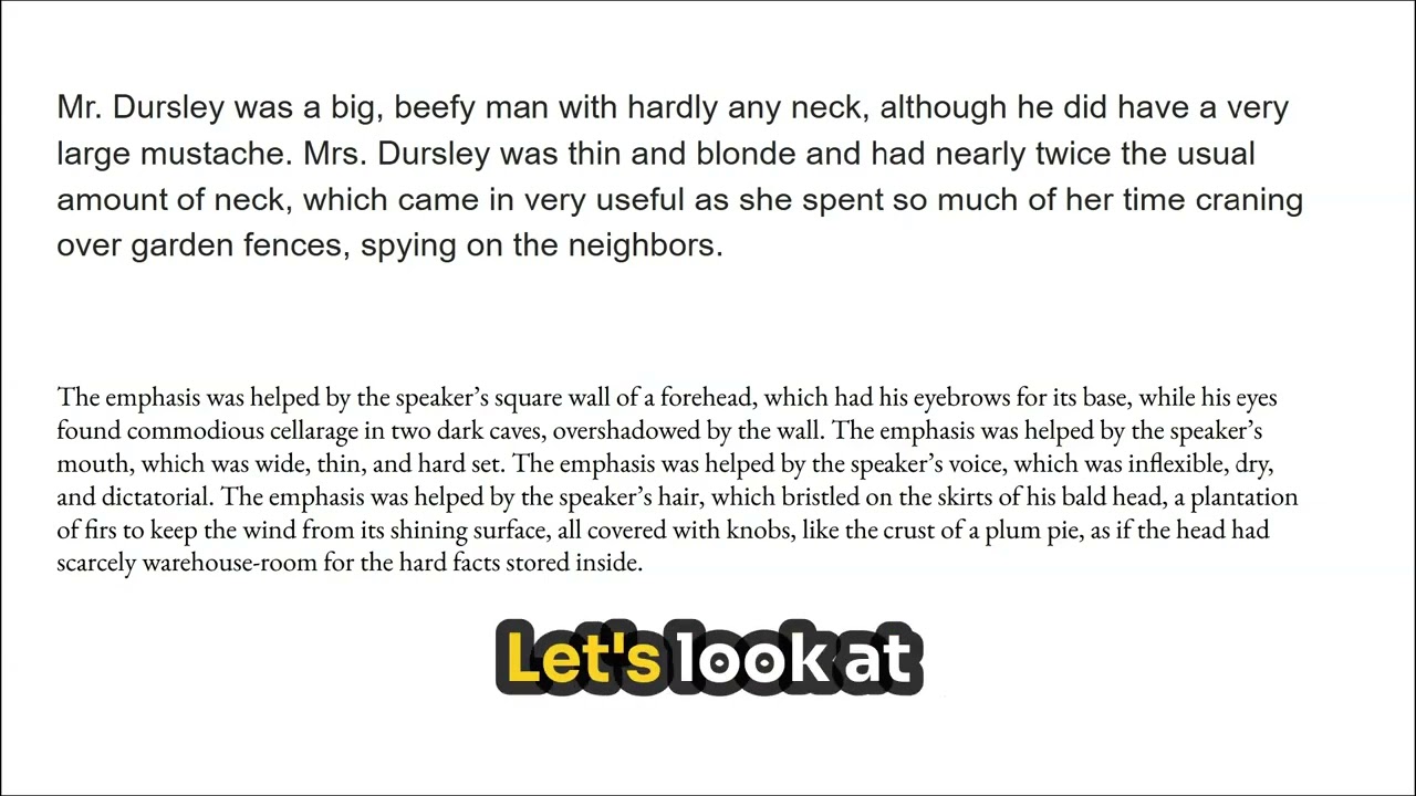 Character description