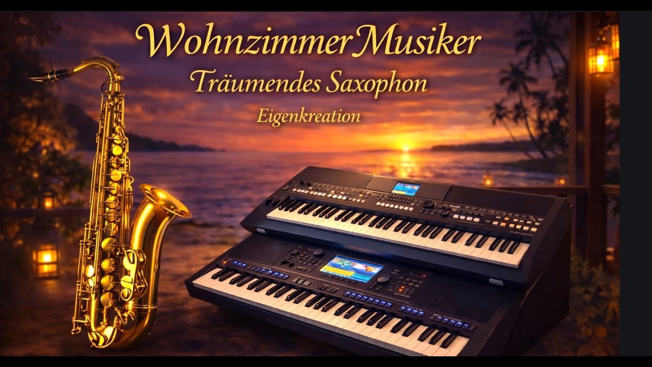 Träumendes Saxophon - Eigenkreation - Wohnzimmer Musiker