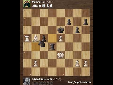 Mikhail Botvinnik vs Mikhail Tal • World Championship Match, 1961