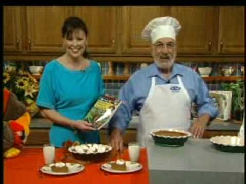 Nicole and Mr. Food cooking diabetes friendly Impossible Pumpkin Pie