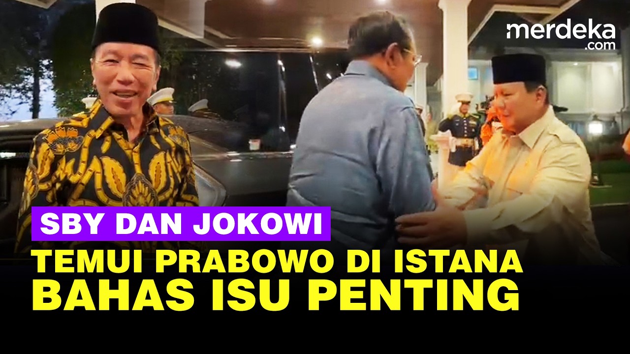 Momen SBY & Jokowi Temui Prabowo, Bahas Isu Penting di Istana