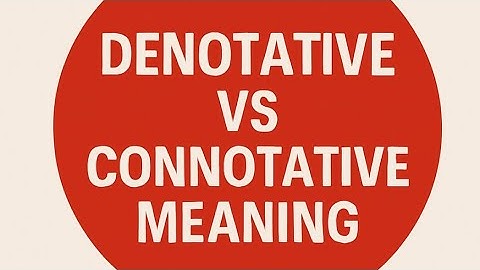 Denotation vs Connotation|simple  explanation in Urdu/Hindi