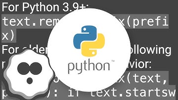 Remove a prefix from a string
